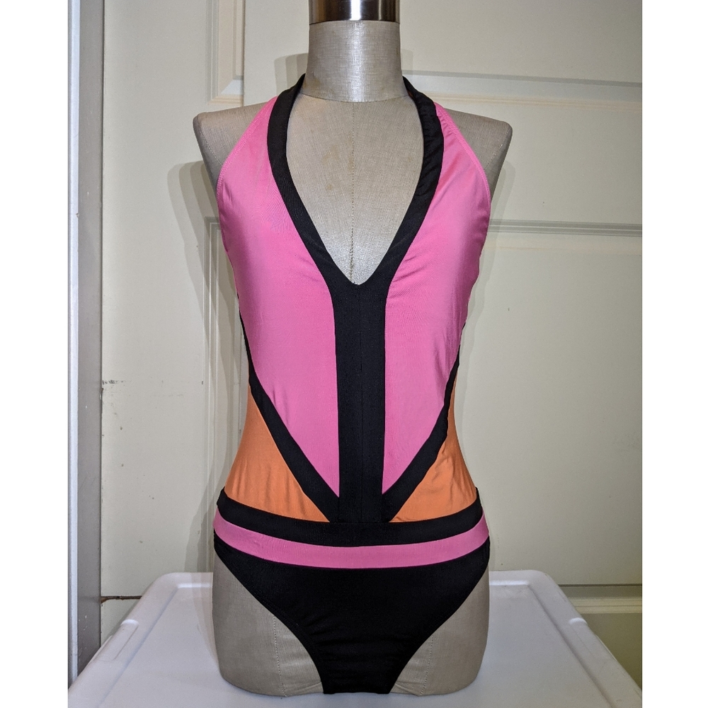 Kenneth Cole Halter Bathing Suit